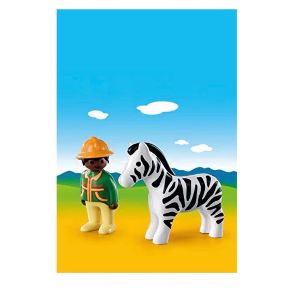 Playmobil 1.2.3 Zoo Playset with Blue Slide - Picture 9 of 16